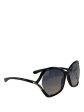 Tom Ford Black Cateye Sunglasses For Discount