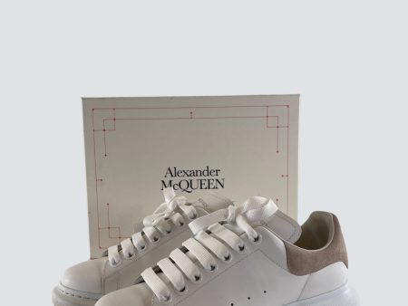 Alexander McQueen White Leather Trainers - UK 5 Sale