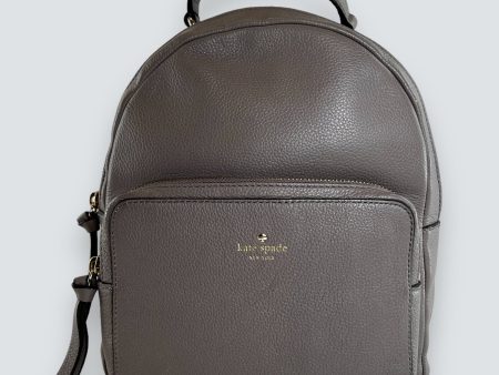 Kate Spade Grey Leather Backpack Supply