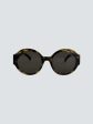 Chanel Brown Logo Sunglasses For Cheap