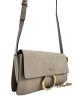 Chloe Grey Leather & Suede Faye Day Crossbody Online