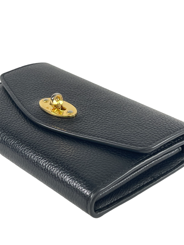 Mulberry Black Leather Darley Wallet Online now