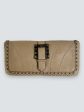 Betsey Johnson Tan Leather Clutch Discount