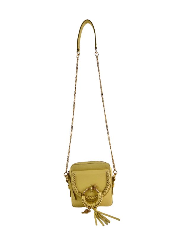 See By Chloe Pale Yellow Leather Joan Camera Bag Supply