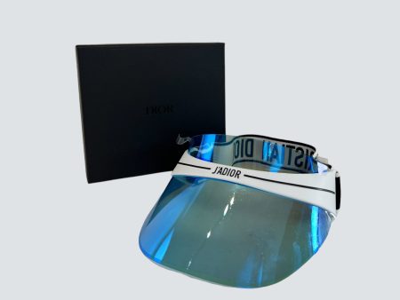 Christian Dior Blue Visor Hot on Sale