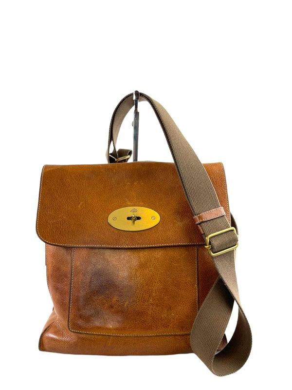 Mulberry Oak Leather Medium  Antony  Crossbody Online now