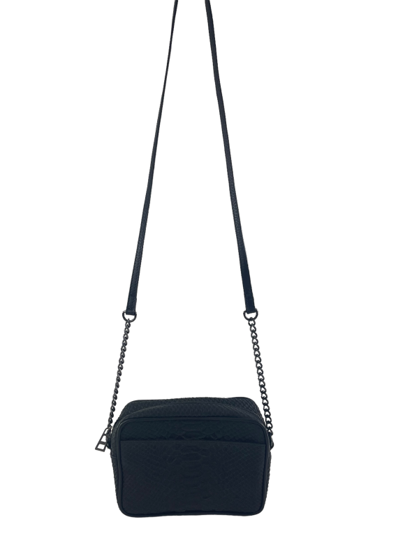 Zadig & Voltaire Small Charcoal Croc Effect Leather Crossbody Online Sale