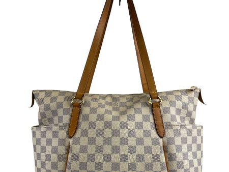 Louis Vuitton Azur Canvas Tote Bag Fashion