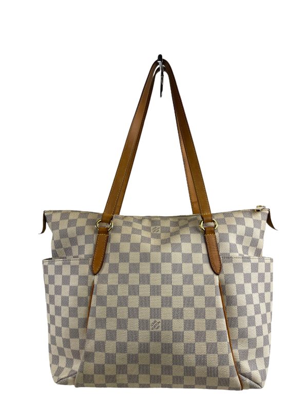 Louis Vuitton Azur Canvas Tote Bag Fashion