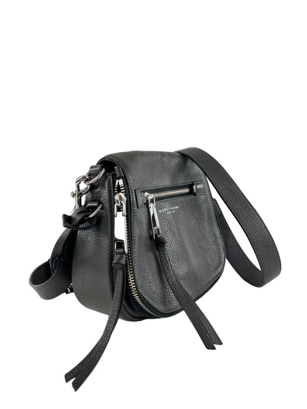 Marc Jacobs Small Grey Leather Recruit Crossbody Sale