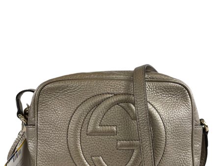 Gucci Metallic Gold Leather Soho Crossbody Online