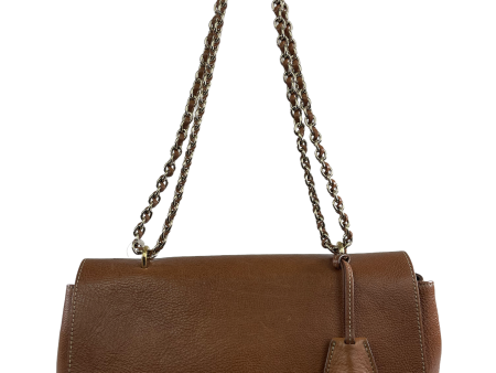 Mulberry Tan Leather Medium “Lilly” Shoulder Bag Online Sale