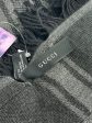 Gucci Grey Metallic Wool & Silk Large Scarf Sale