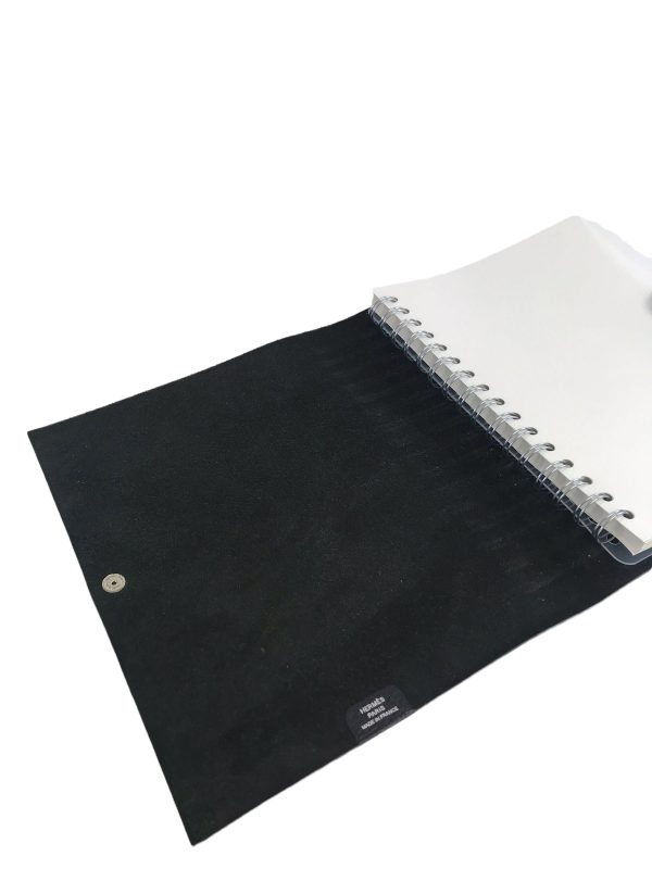 Hermès Black Leather Ulysse GM Notebook on Sale