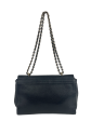 Mulberry Black Grained Leather  Lily  Chain Shoulder Bag Online Sale