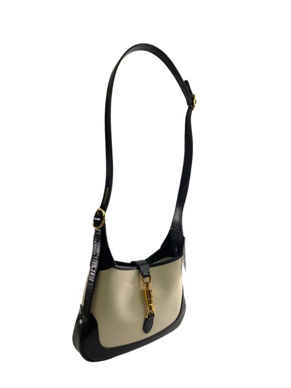 Gucci Monochrome Leather ‘Jackie 1961’ Handbag (Initialed) on Sale