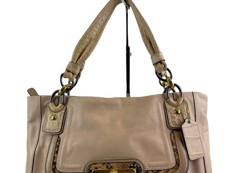 Coach Tan Leather Hobo Cheap