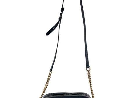 Gucci Black MATELASSÉ Leather Marmont Crossbody For Cheap