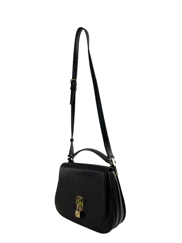 Valentino Black Leather Crossbody Online Hot Sale