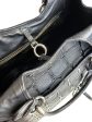 Christian Dior Black Grained & Patent Leather Tote Online