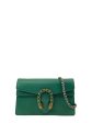 Gucci Green Leather Super Mini  Dionysus  Crossbody Online Sale