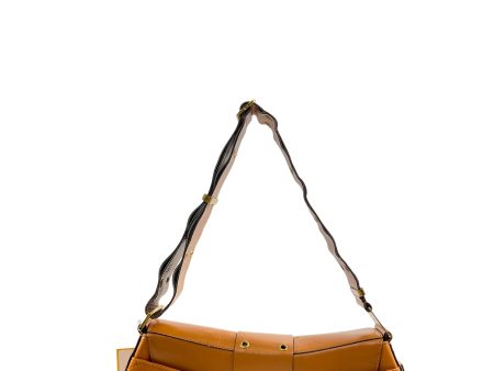 Christian Dior Vintage Brown Leather Shoulder Bag Online