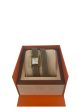 Hermes Etoupe Leather ‘Heure H’ Double Wrap Watch Cheap