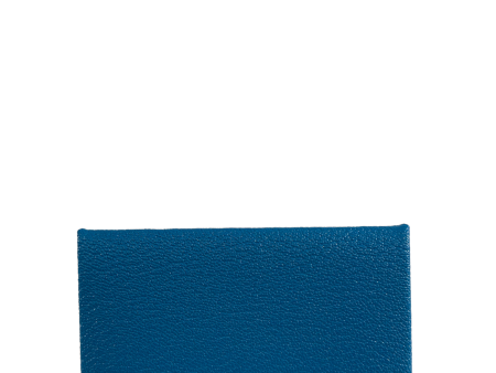 Hermès Blue Leather Calvi Card Holder Cheap