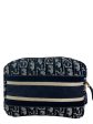 Christian Dior Blue Monogram Canvas Pouch Sale