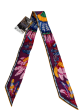 Hermès Multi-Color Printed Silk Twilly Scarf Online Sale