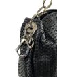 Christian Dior Black Woven Leather Shoulder Bag Online Hot Sale