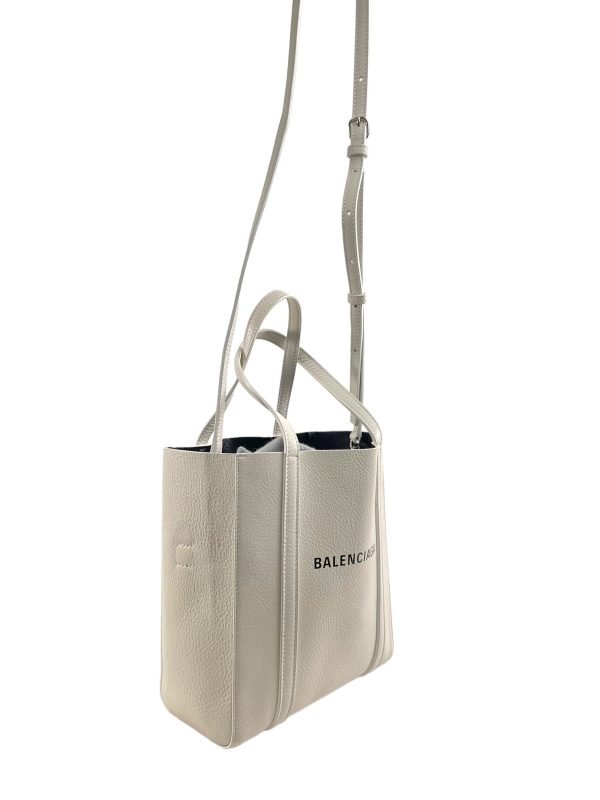 Balenciaga White Leather ‘Everyday Extra Small’ Tote Online