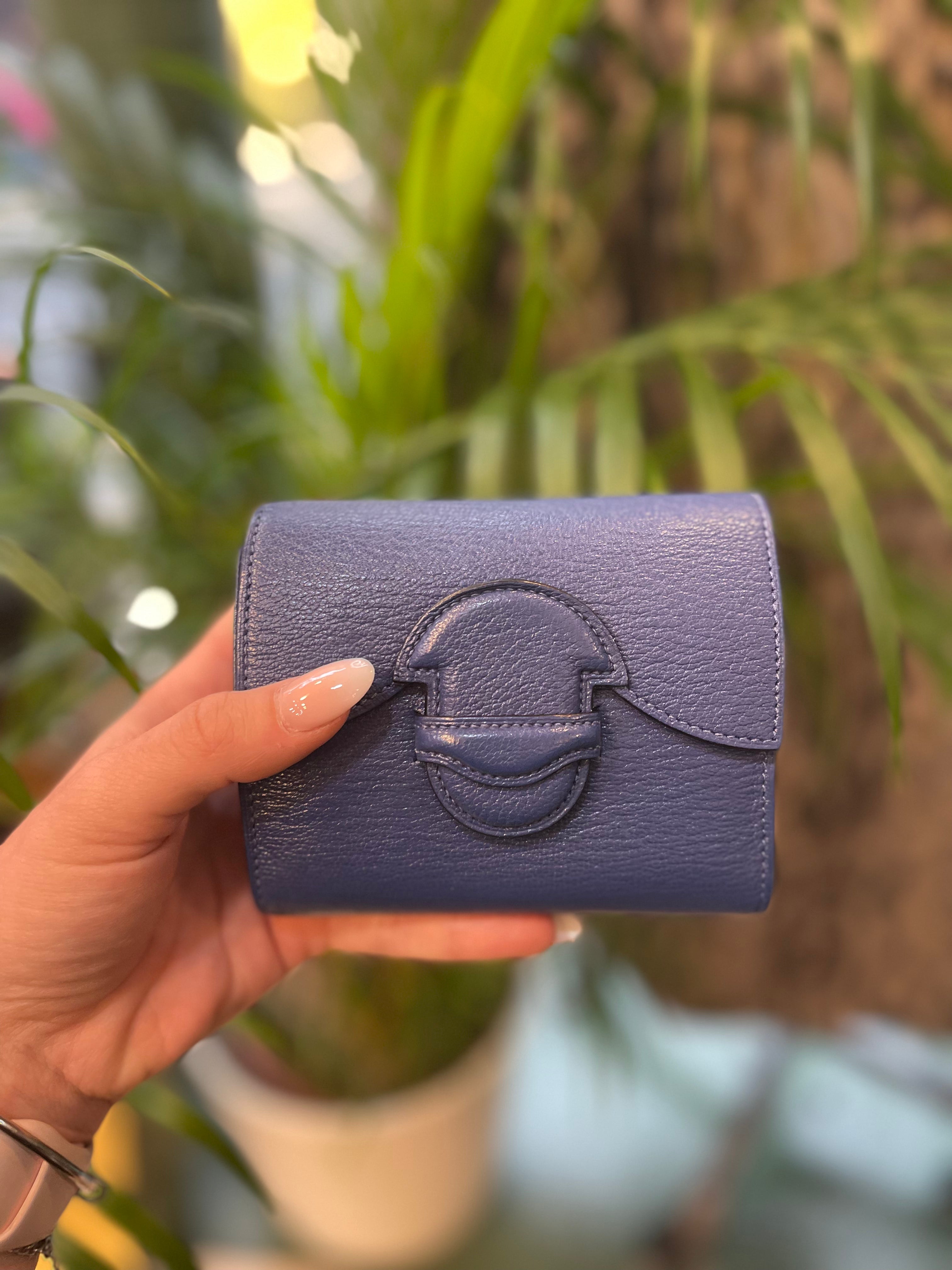 Hermès Blue  1938  Leather Wallet Hot on Sale