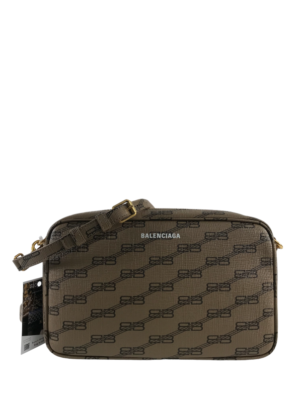 Balenciaga Monogram Logo Canvas Crossbody Online now