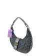 Christian Dior Black Monogram Canvas  Moon Vintage Street Hobo Handbag Hot on Sale