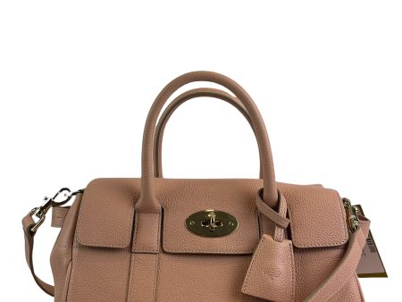 Mulberry Pale Pink Leather Mini Bayswater Crossbody For Sale