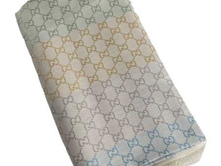 Gucci Multicolor   Cream Metallic Large Scarf Online Hot Sale