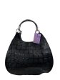 Christian Dior Black Grained & Patent Leather Tote Online