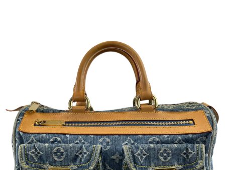 Louis Vuitton Denim Monogram ‘Neo Speedy’ Tote Cheap