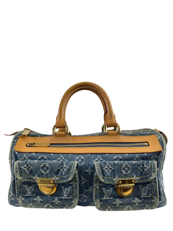 Louis Vuitton Denim Monogram ‘Neo Speedy’ Tote Cheap