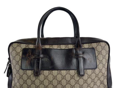 Gucci Vintage Monogram Canvas Briefcase Fashion