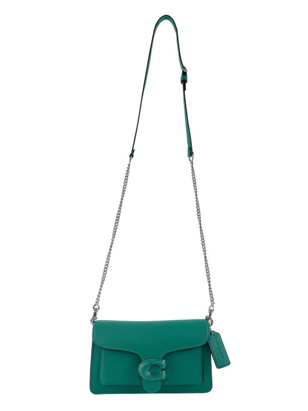 Coach Small Green Leather Tabby Crossbody Sale