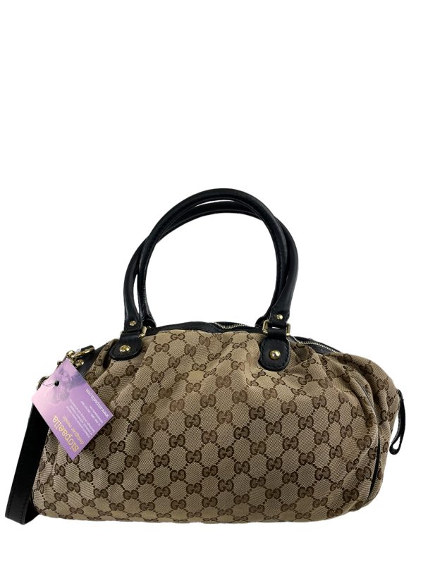 Gucci Monogram Canvas ‘Sukey 2Way Boston’ Bag Online now