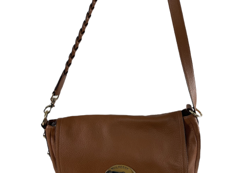 Mulberry Brown Grained Leather Crossbody Sale