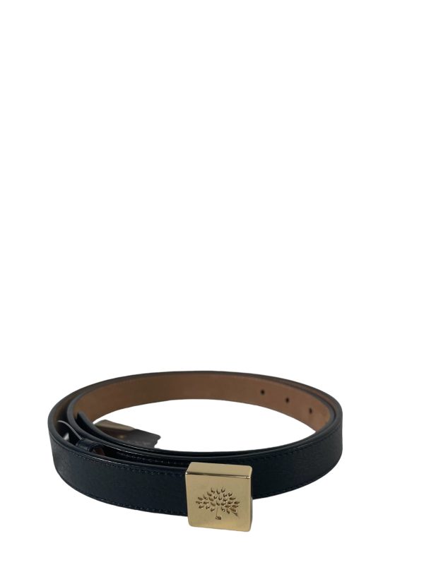 Mulberry Black Leather Belt - 36  Waist Supply