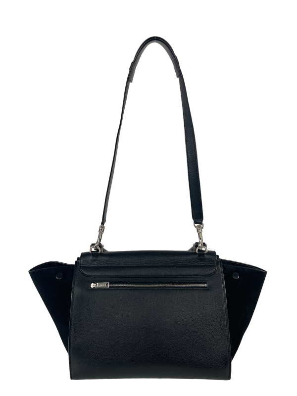 Celine Black Leather  Trapeze  Handbag Online Hot Sale