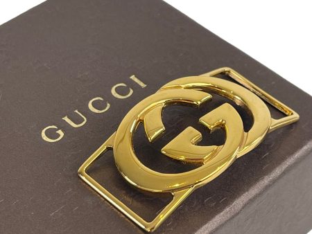 Gucci Goldtone GG Scarf Clip Online Hot Sale