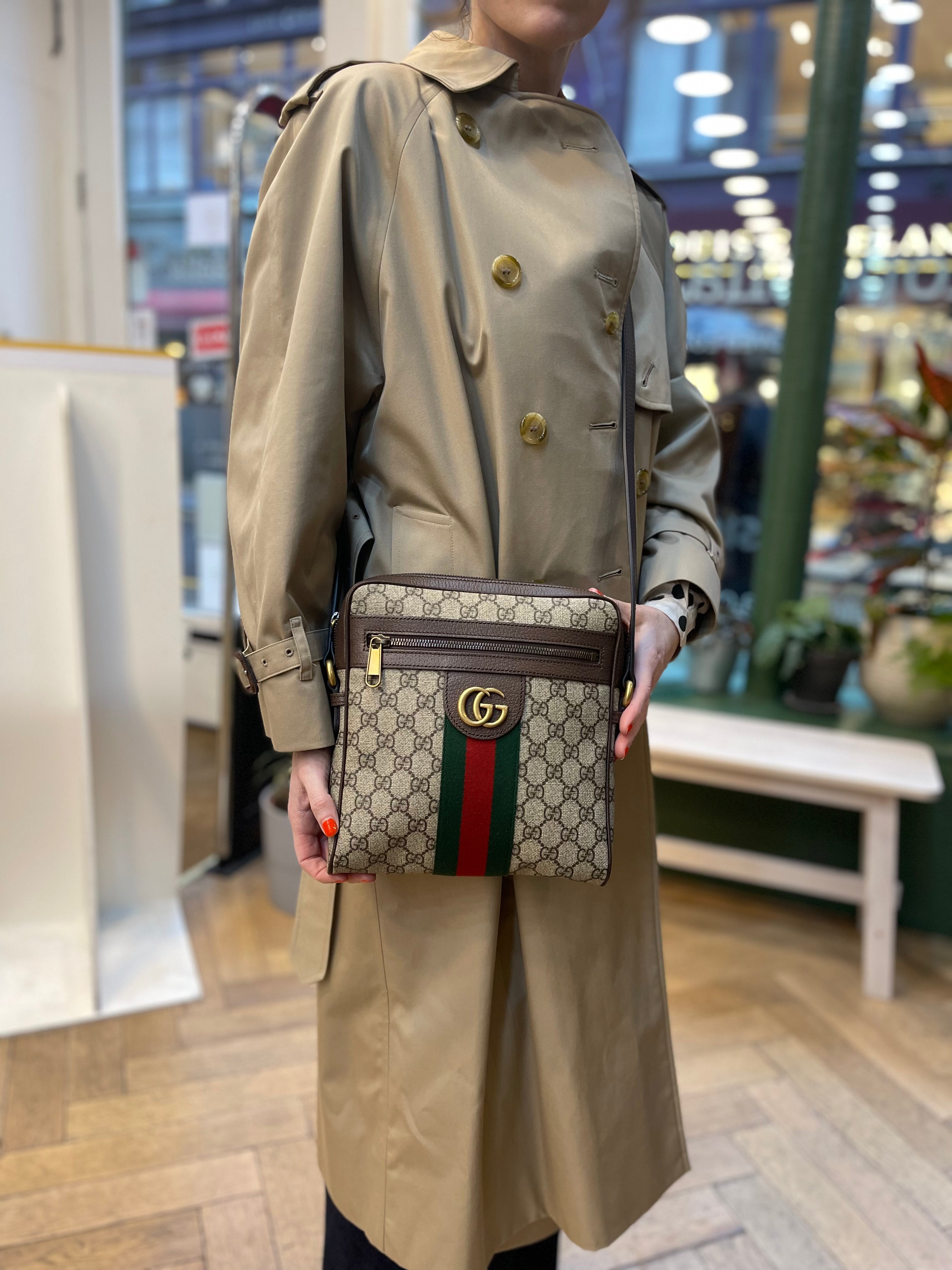 Gucci Monogram Canvas Ophidia Crosbody Supply