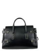 Luella X Mulberry Black Leather Gisele Tote Sale