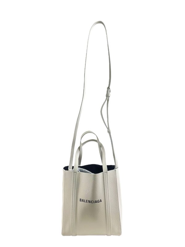 Balenciaga White Leather ‘Everyday Extra Small’ Tote Online